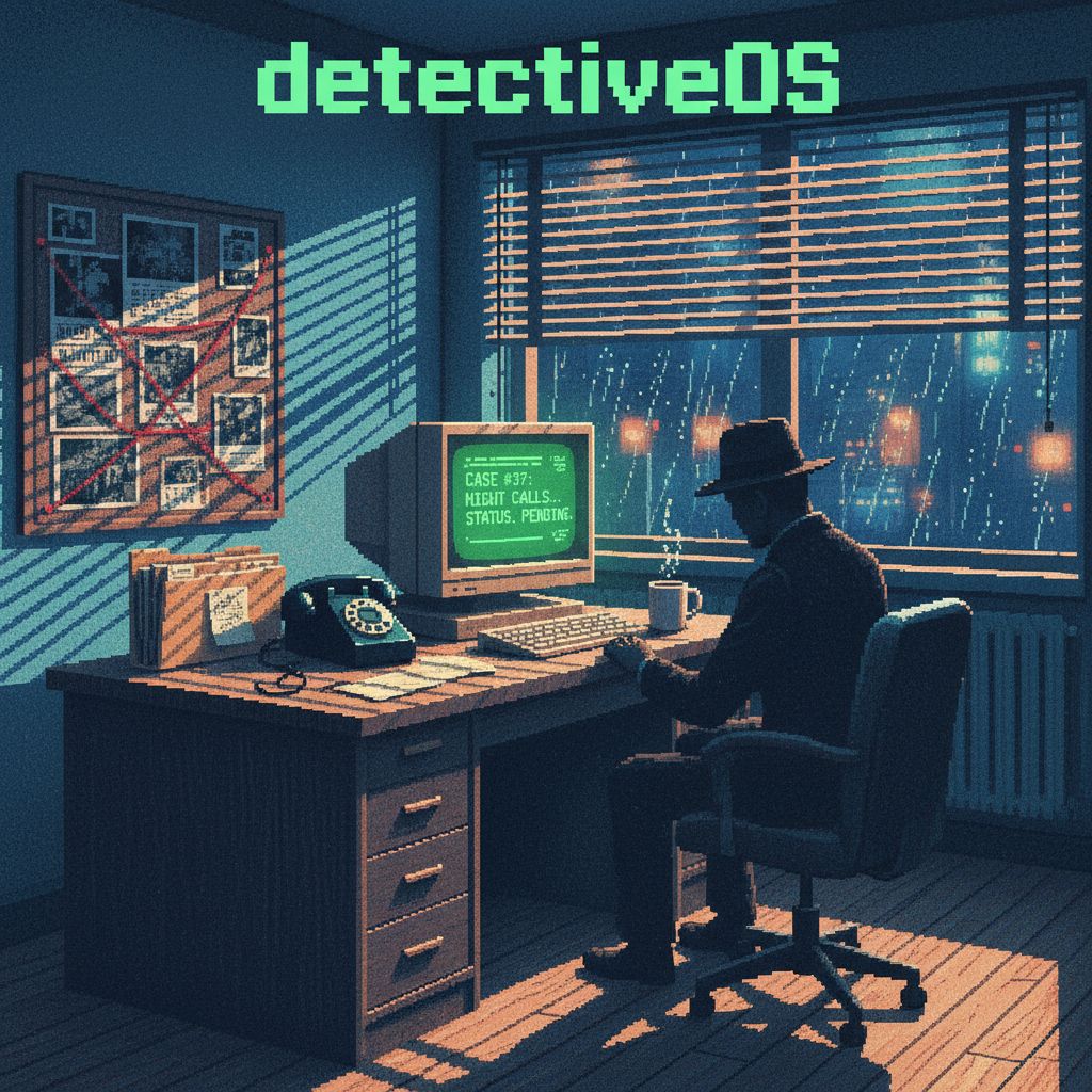 Detective OS - Noir Mystery Desktop Simulation Game Screenshot